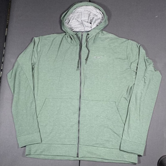 J. Crew Other - NIKE DRI-FIT Men`s Size XXL Green Running Zip-Up Hoodie 933428-932